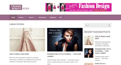 Desktop Screenshot of fashionbeautynews.com